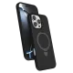 Apple iPhone 16 Pro Regal Magsafe Standlı Kapak - Siyah