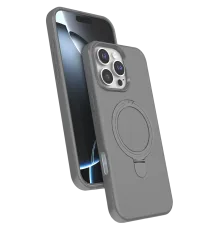 Apple iPhone 16 Pro Max Regal Magsafe Standlı Kapak - Titan Gri