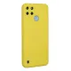 Realme C25Y Kılıf Nano içi Kadife Silikon - Sarı