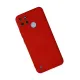 Realme C25Y Kılıf Nano içi Kadife Silikon - Kırmızı