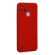 Realme C25Y Kılıf Nano içi Kadife Silikon - Kırmızı