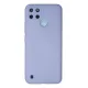 Realme C25Y Kılıf Nano içi Kadife Silikon - Lila