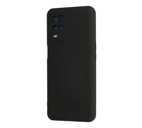 A54 4G Kılıf Nano içi Kadife Silikon - Siyah