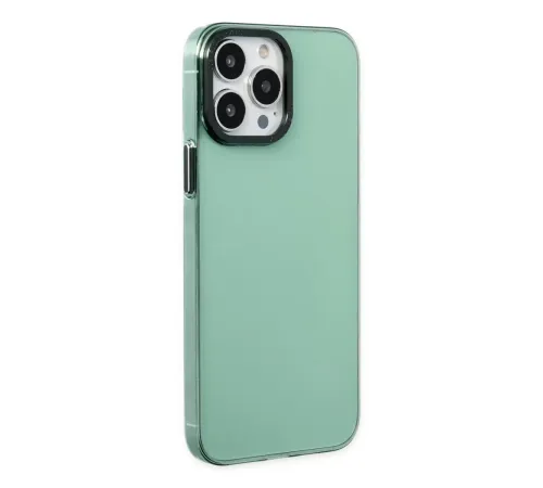 Apple iPhone 14 Pro Kılıf Anka PC Sert Metal Kapak - Yeşil