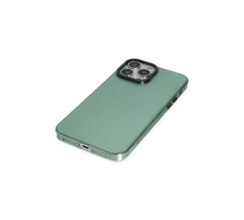 Apple iPhone 14 Pro Kılıf Anka PC Sert Metal Kapak - Yeşil