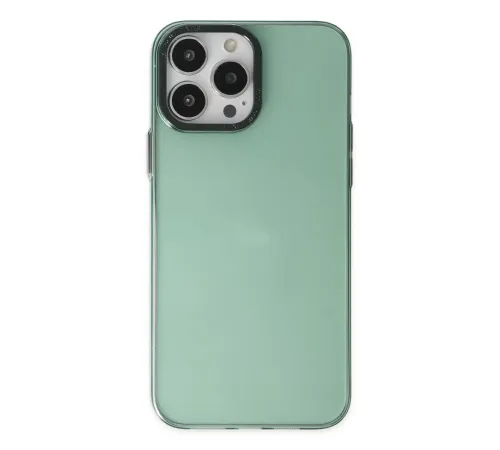 Apple iPhone 14 Pro Kılıf Anka PC Sert Metal Kapak - Yeşil