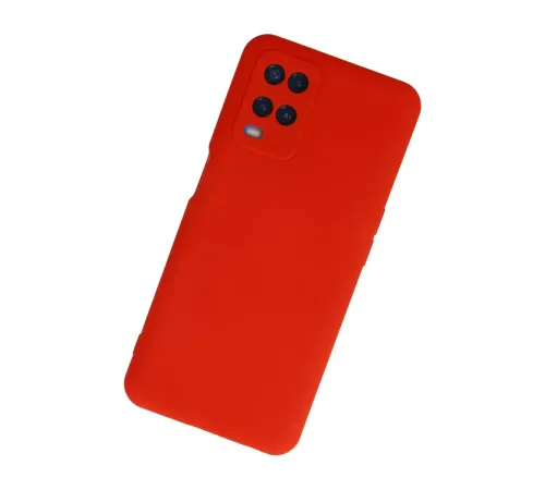 A54 4G Kılıf Nano içi Kadife Silikon - Kırmızı
