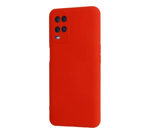 A54 4G Kılıf Nano içi Kadife Silikon - Kırmızı