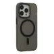 Apple iPhone 15 Pro Kılıf Lodos Magneticsafe Mat Kapak - Siyah