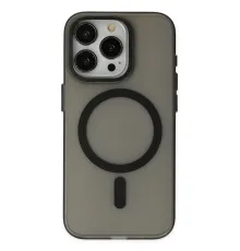 Apple iPhone 15 Pro Kılıf Lodos Magneticsafe Mat Kapak - Siyah
