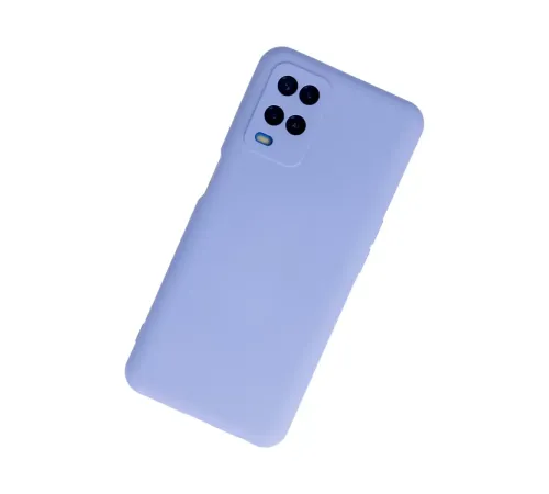 A54 4G Kılıf Nano içi Kadife Silikon - Lila