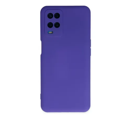 A54 4G Kılıf Nano içi Kadife Silikon - Mor