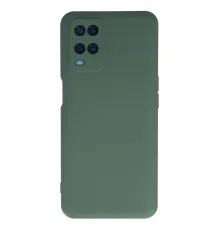 A54 4G Kılıf Nano içi Kadife Silikon - Koyu Yeşil