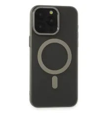 Apple iPhone 15 Pro Kılıf Lodos Magneticsafe Mat Kapak - Titan Gri