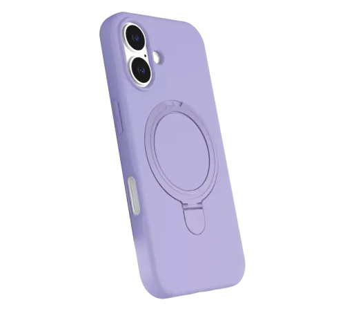 Apple iPhone 16 Plus Regal Magsafe Standlı Kapak - Lila