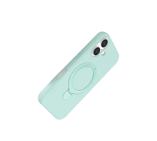 Apple iPhone 16 Plus Regal Magsafe Standlı Kapak - Su Yeşili