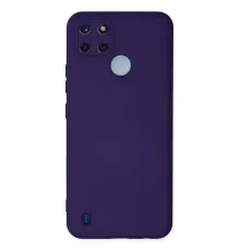 Realme C25Y Kılıf Nano içi Kadife Silikon - Mor