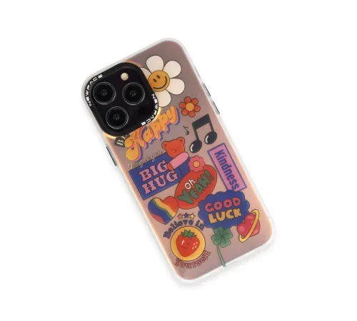 Apple iPhone 14 Pro Kılıf Estoril Desenli Kapak - Estoril - 15