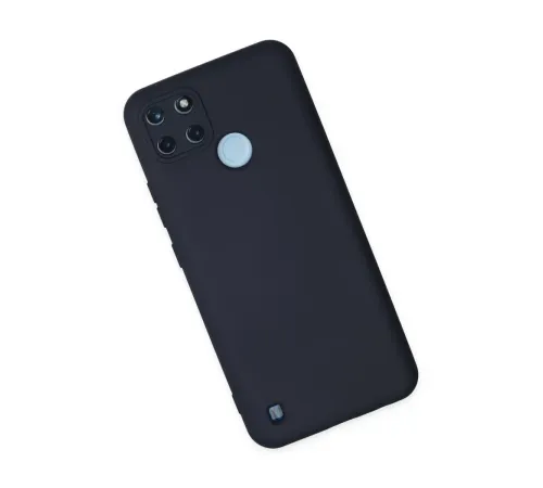 Realme C25Y Kılıf Nano içi Kadife Silikon - Lacivert