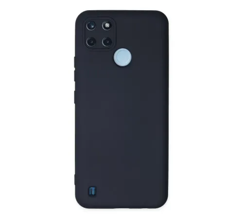 Realme C25Y Kılıf Nano içi Kadife Silikon - Lacivert