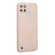 Realme C25Y Kılıf Nano içi Kadife Silikon - Pudra