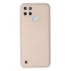 Realme C25Y Kılıf Nano içi Kadife Silikon - Pudra