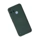 Realme C25Y Kılıf Nano içi Kadife Silikon - Koyu Yeşil