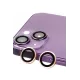 Apple iPhone 13 Mini Raze Metal Kamera Lens - Pembe