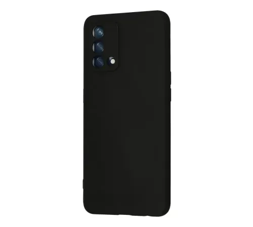 A74 4G Kılıf Nano içi Kadife Silikon - Siyah
