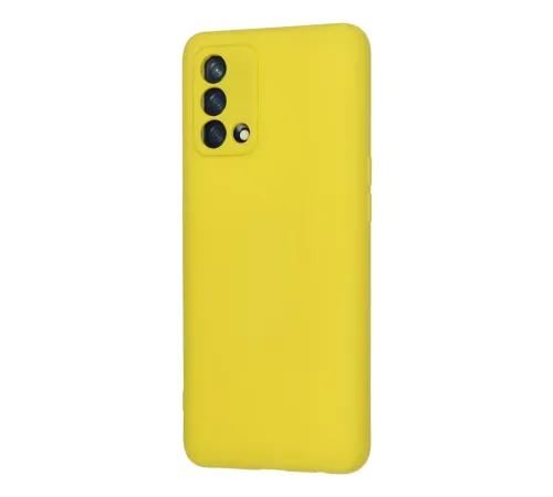 A74 4G Kılıf Nano içi Kadife Silikon - Sarı