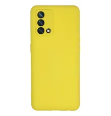 A74 4G Kılıf Nano içi Kadife Silikon - Sarı