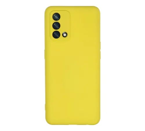 A74 4G Kılıf Nano içi Kadife Silikon - Sarı