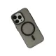 Apple iPhone 15 Pro Max Kılıf Lodos Magneticsafe Mat Kapak - Siyah