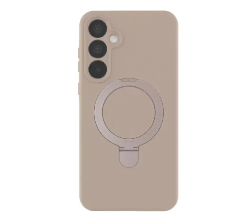 Samsung Galaxy A35 5G Regal Magsafe Standlı Kapak - Çöl Titanyum