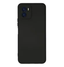 Vivo Y15S Kılıf Nano içi Kadife Silikon - Siyah
