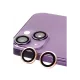 Apple iPhone 13 Raze Metal Kamera Lens - Pembe