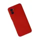 Vivo Y15S Kılıf Nano içi Kadife Silikon - Kırmızı