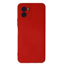 Vivo Y15S Kılıf Nano içi Kadife Silikon - Kırmızı
