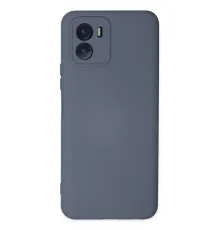Vivo Y15S Kılıf Nano içi Kadife Silikon - Gri
