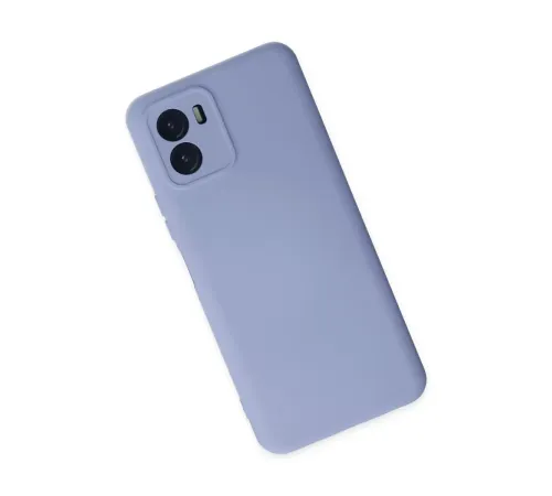 Vivo Y15S Kılıf Nano içi Kadife Silikon - Lila