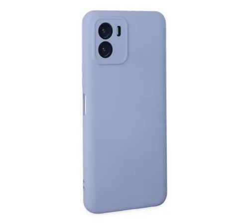 Vivo Y15S Kılıf Nano içi Kadife Silikon - Lila