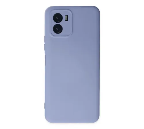 Vivo Y15S Kılıf Nano içi Kadife Silikon - Lila