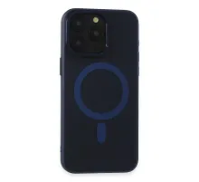 Apple iPhone 15 Pro Max Kılıf Lodos Magneticsafe Mat Kapak - Mavi