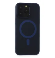 Apple iPhone 15 Pro Max Kılıf Lodos Magneticsafe Mat Kapak - Mavi