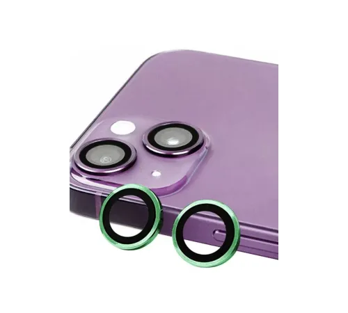 Apple iPhone 13 Raze Metal Kamera Lens - Yeşil