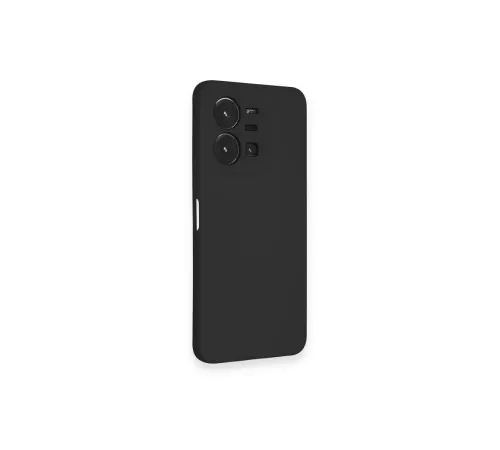 Vivo Y35 Kılıf Nano içi Kadife Silikon - Siyah