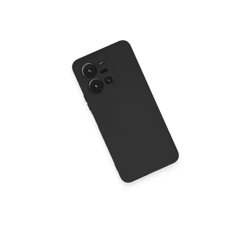 Vivo Y35 Kılıf Nano içi Kadife Silikon - Siyah