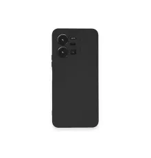 Vivo Y35 Kılıf Nano içi Kadife Silikon - Siyah