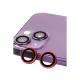 Apple iPhone 13 Raze Metal Kamera Lens - Kırmızı