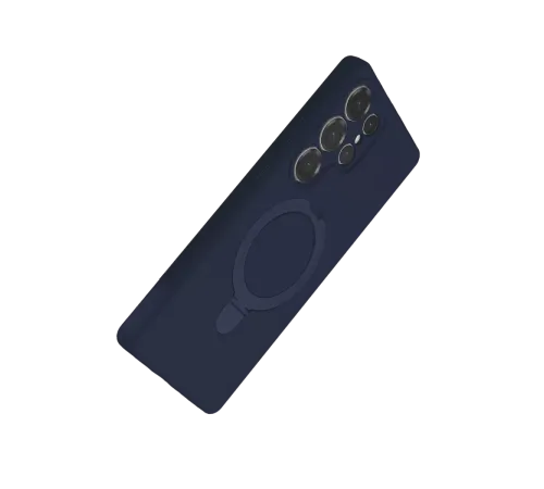 Samsung Galaxy S24 Ultra Regal Magsafe Standlı Kapak - Lacivert